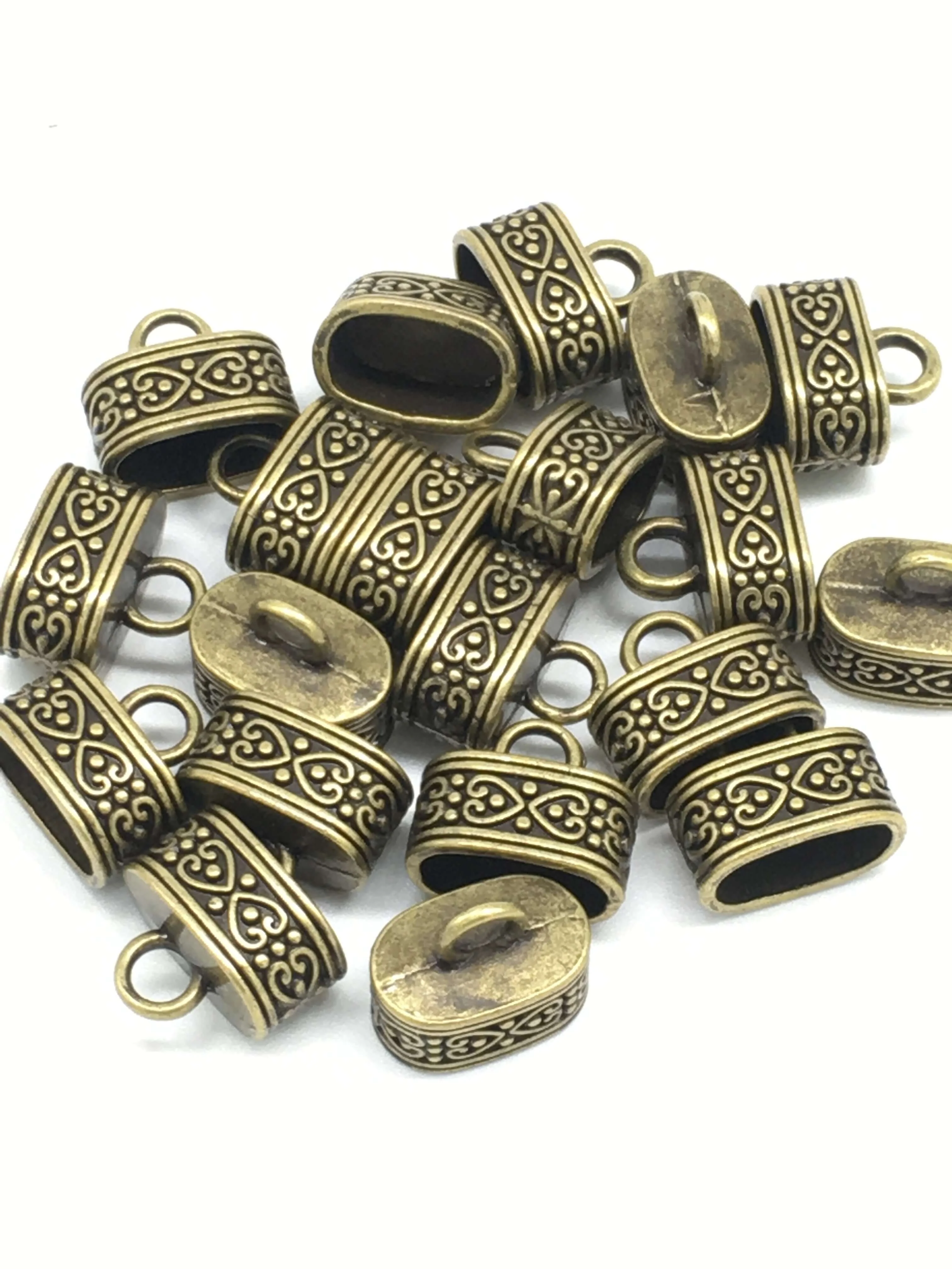 22 kt Matte Gold Plated Bead Caps 15x15x10 mm - Image 3