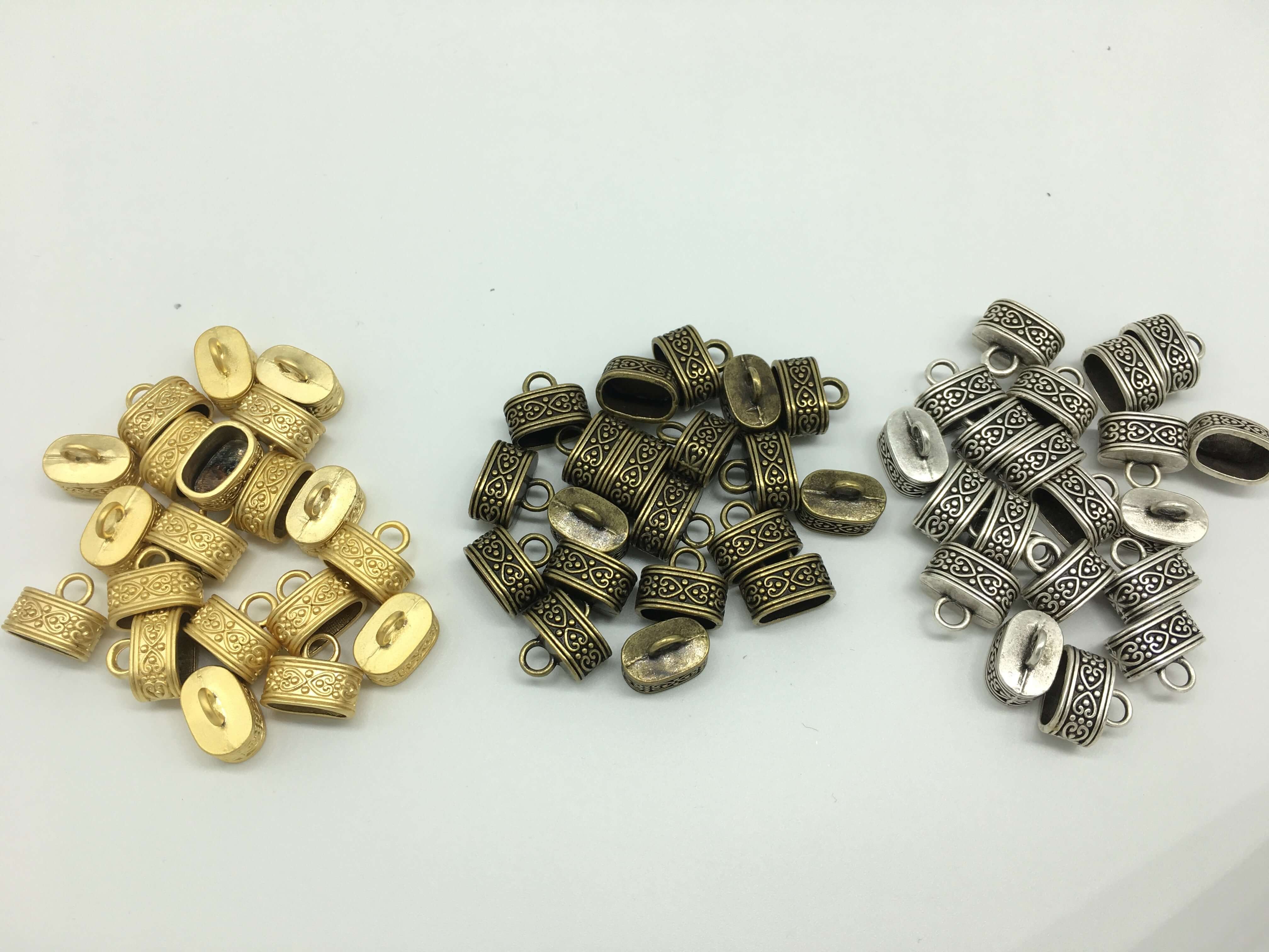 22 kt Matte Gold Plated Bead Caps 15x15x10 mm - Image 5