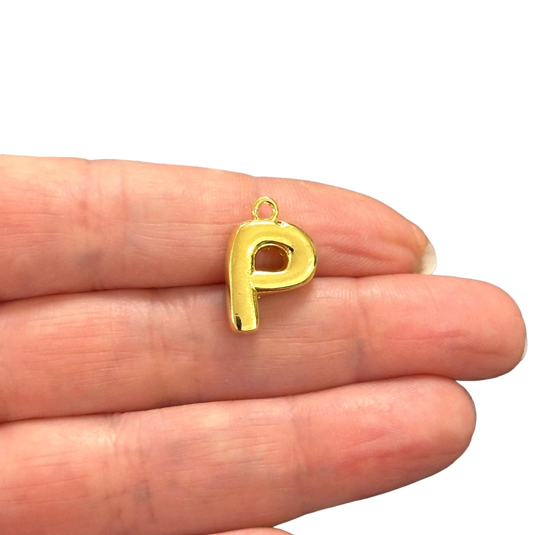 24Kt Gold Plated Balloon Letter Charm - Image 16