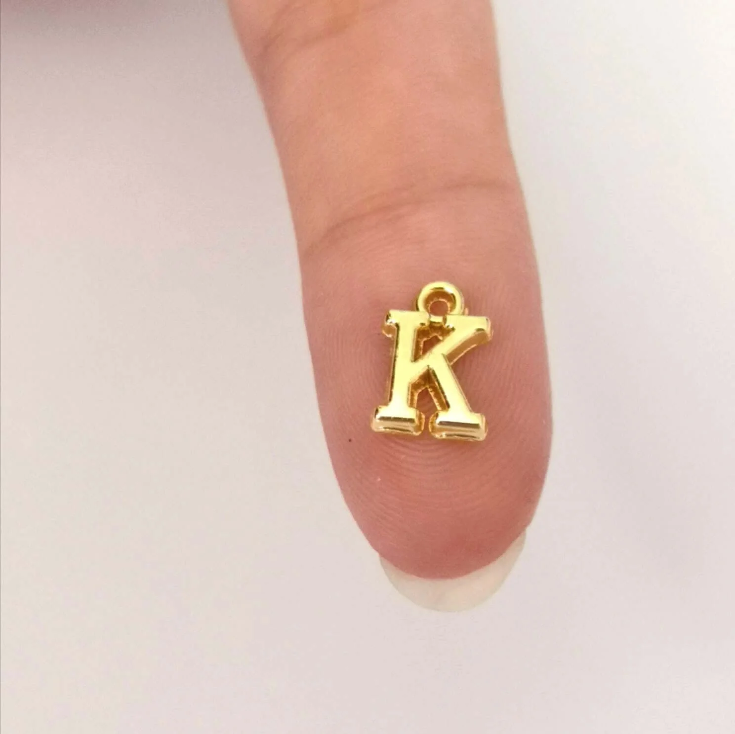 24Kt Gold Plated Brass Initial Charms - Image 12