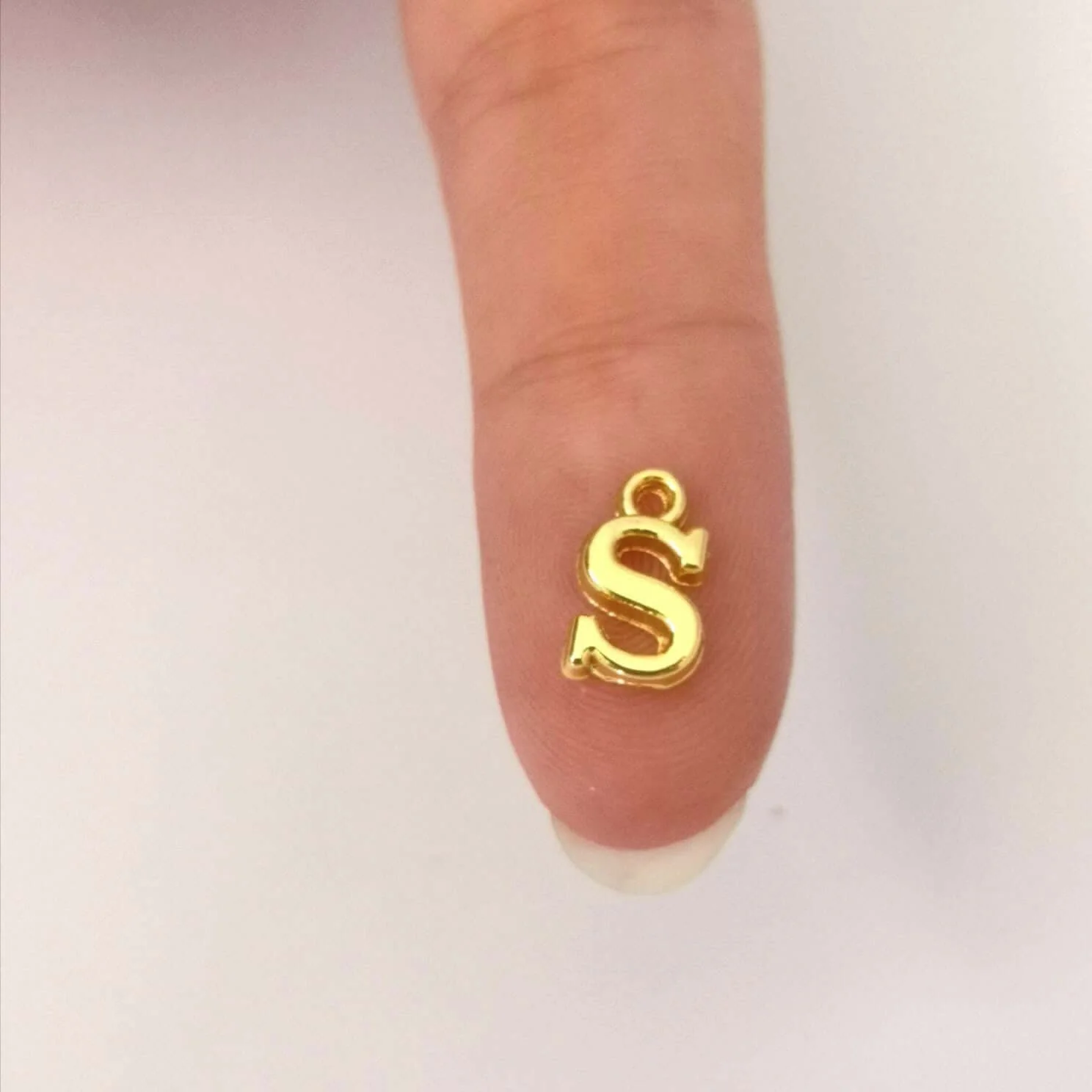 24Kt Gold Plated Brass Initial Charms - Image 19