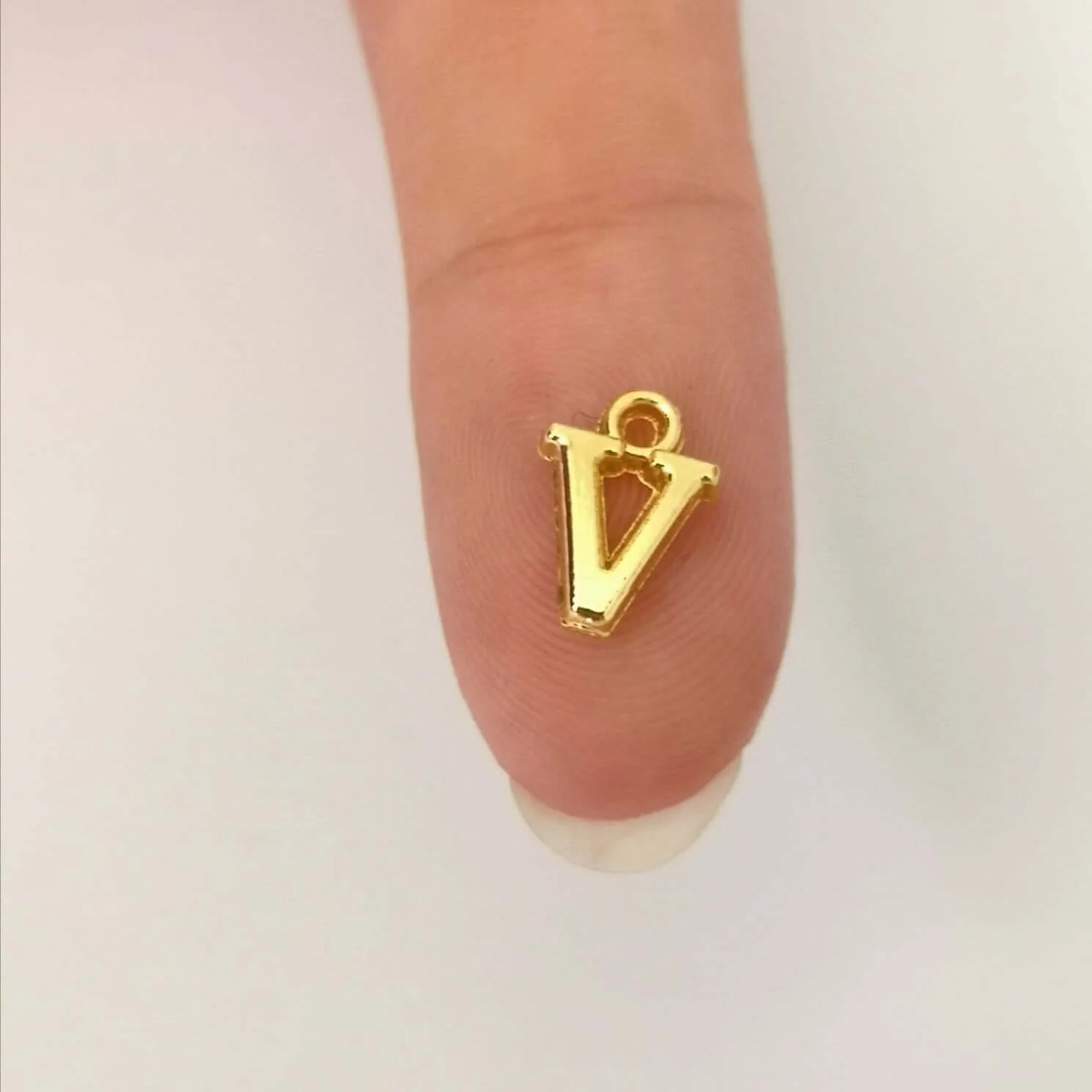 24Kt Gold Plated Brass Initial Charms - Image 22