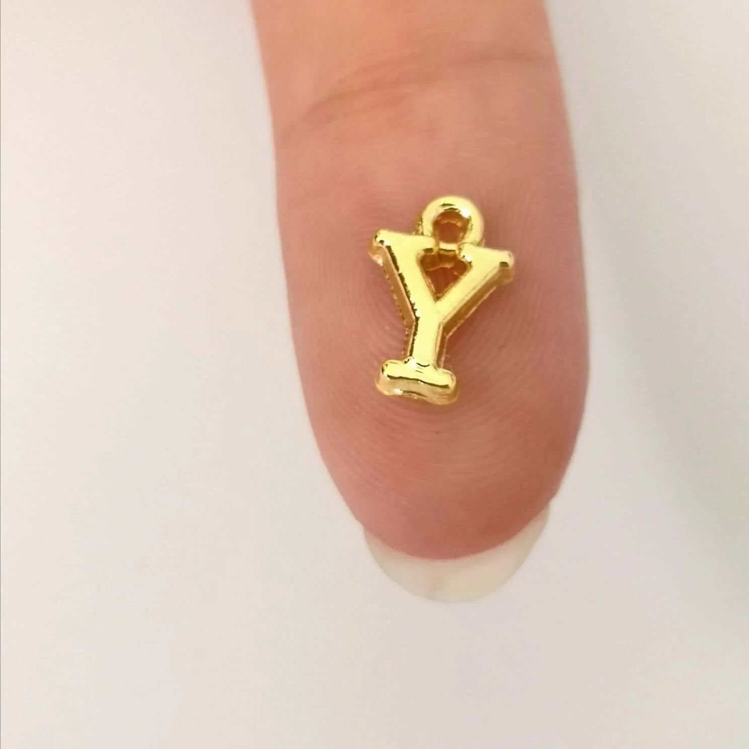 24Kt Gold Plated Brass Initial Charms - Image 23