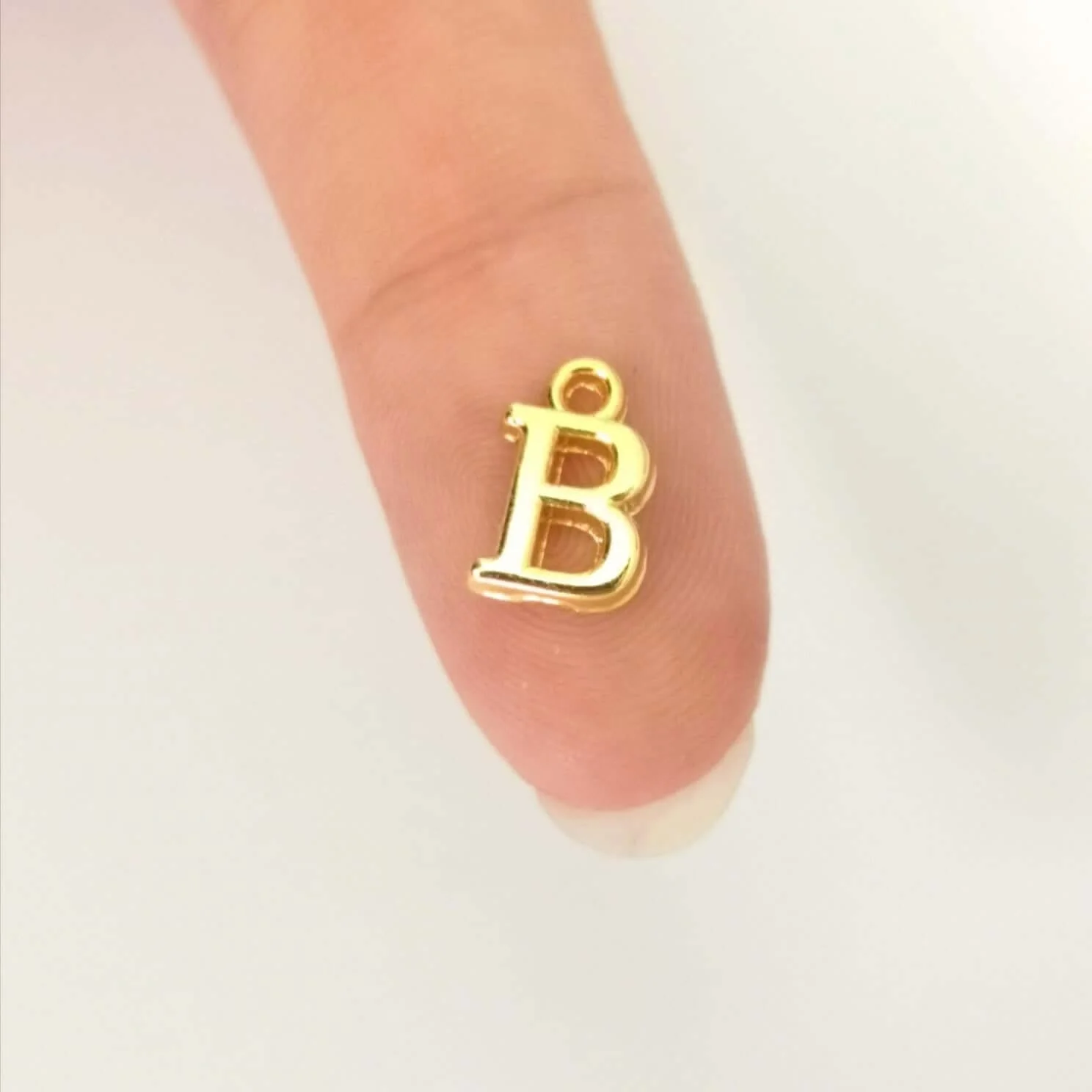 24Kt Gold Plated Brass Initial Charms - Image 3