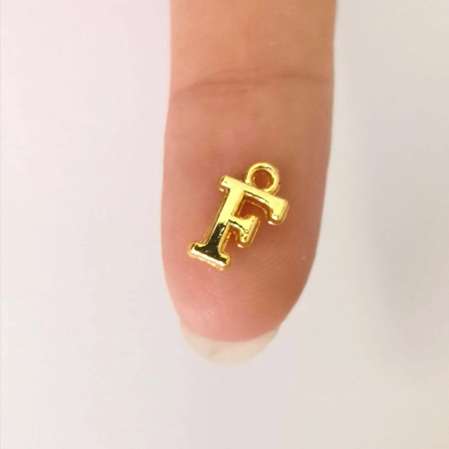 24Kt Gold Plated Brass Initial Charms - Image 7