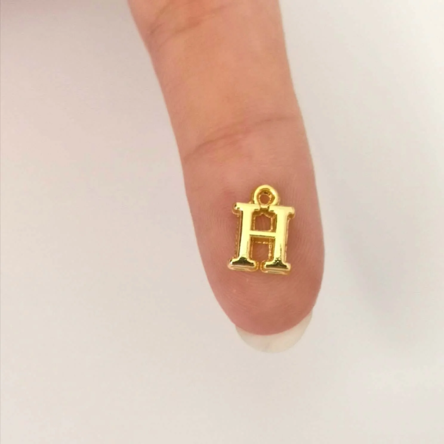 24Kt Gold Plated Brass Initial Charms - Image 9