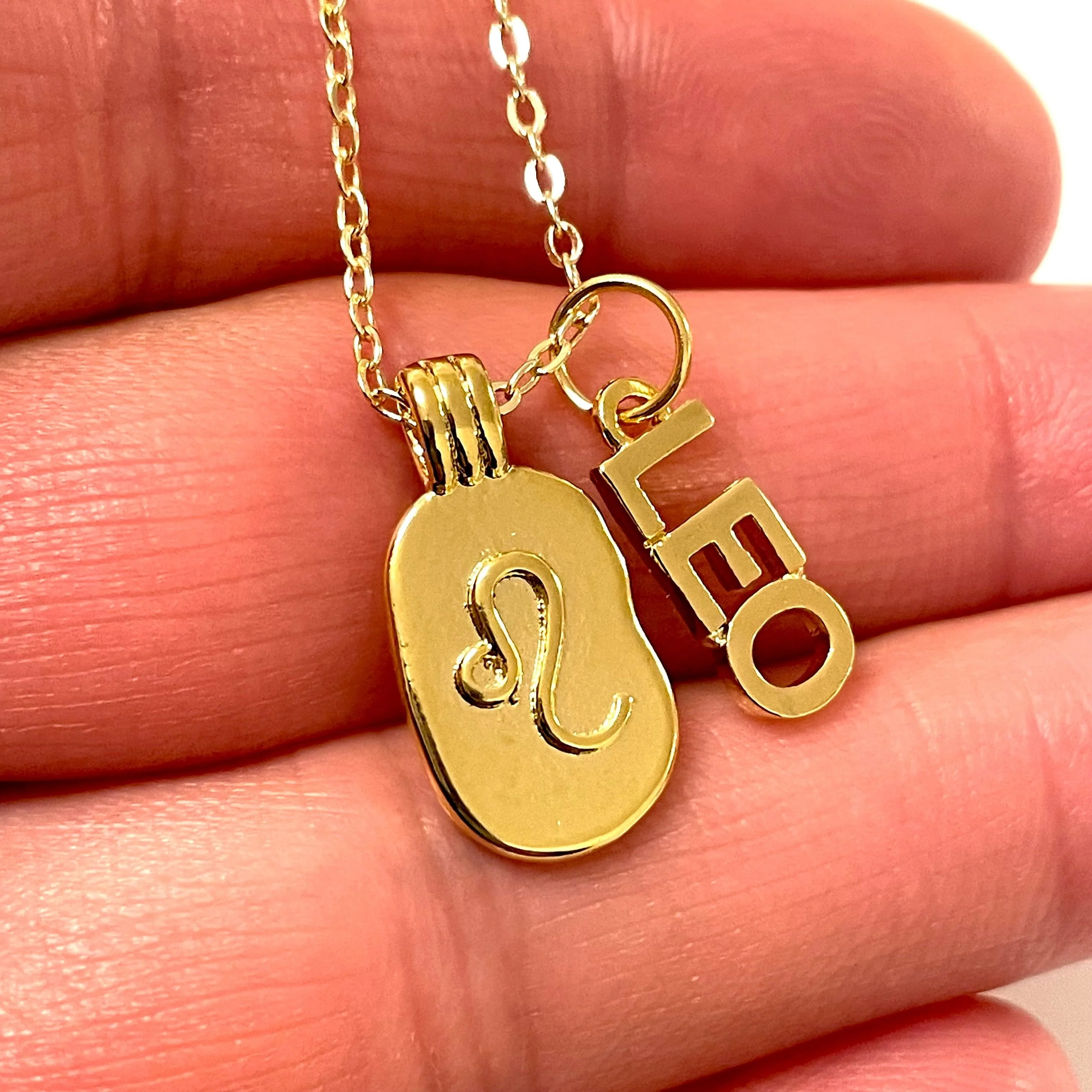 24Kt Gold Plated Brass Zodiac Horoscope Sign, Constellation Medallion Pendant, Celestial Astrology Charm for Necklace Jewelry Making-Chain&Jump Rings Not Included - Image 12
