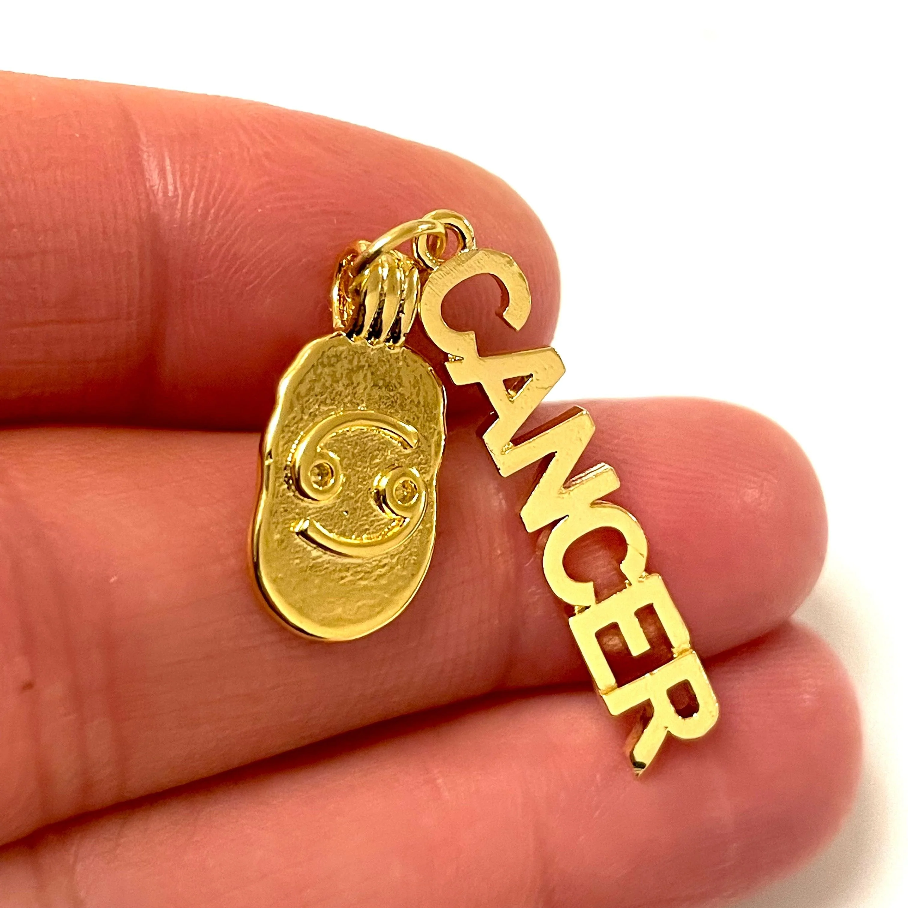 24Kt Gold Plated Brass Zodiac Horoscope Sign, Constellation Medallion Pendant, Celestial Astrology Charm for Necklace Jewelry Making-Chain&Jump Rings Not Included - Image 14