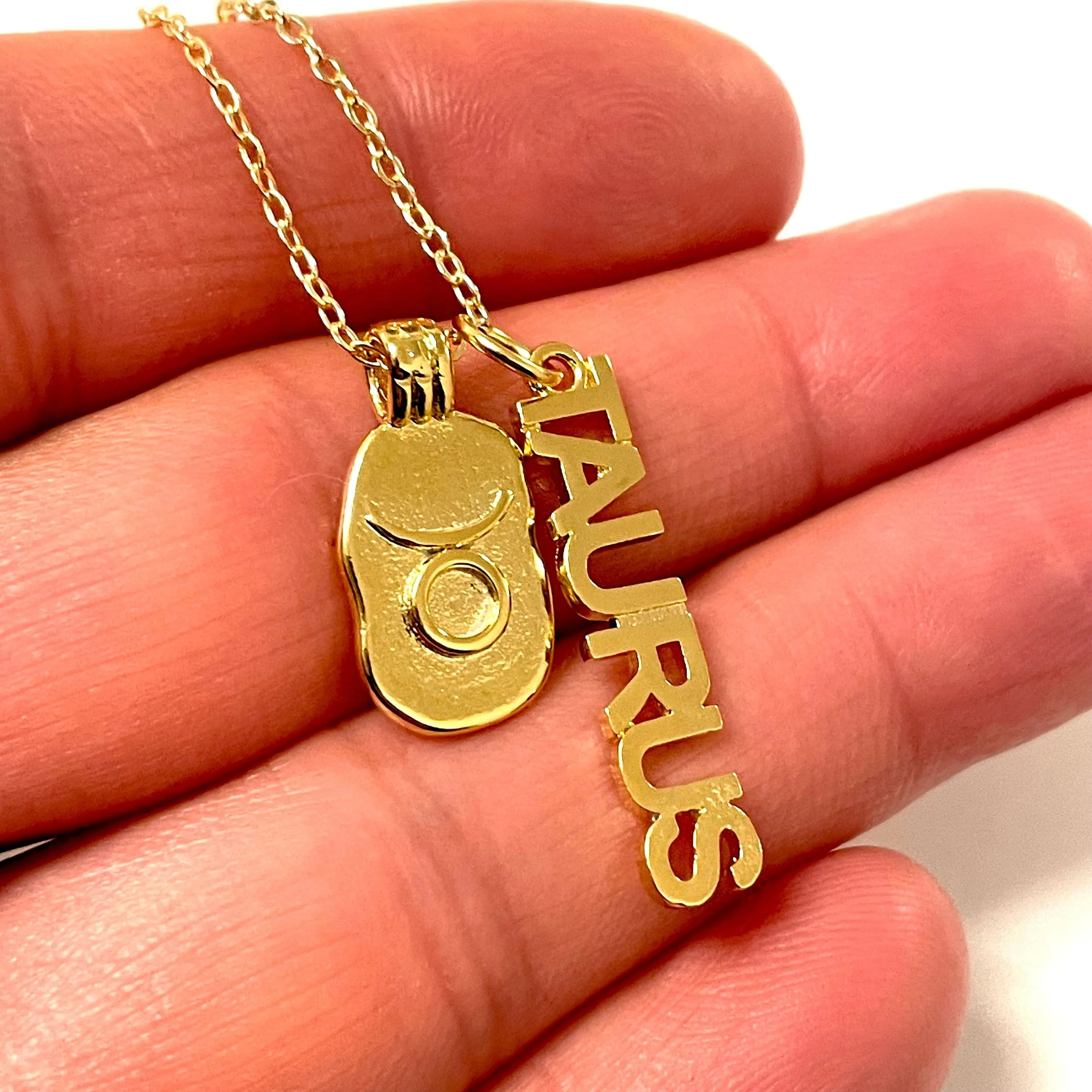 24Kt Gold Plated Brass Zodiac Horoscope Sign, Constellation Medallion Pendant, Celestial Astrology Charm for Necklace Jewelry Making-Chain&Jump Rings Not Included - Image 23