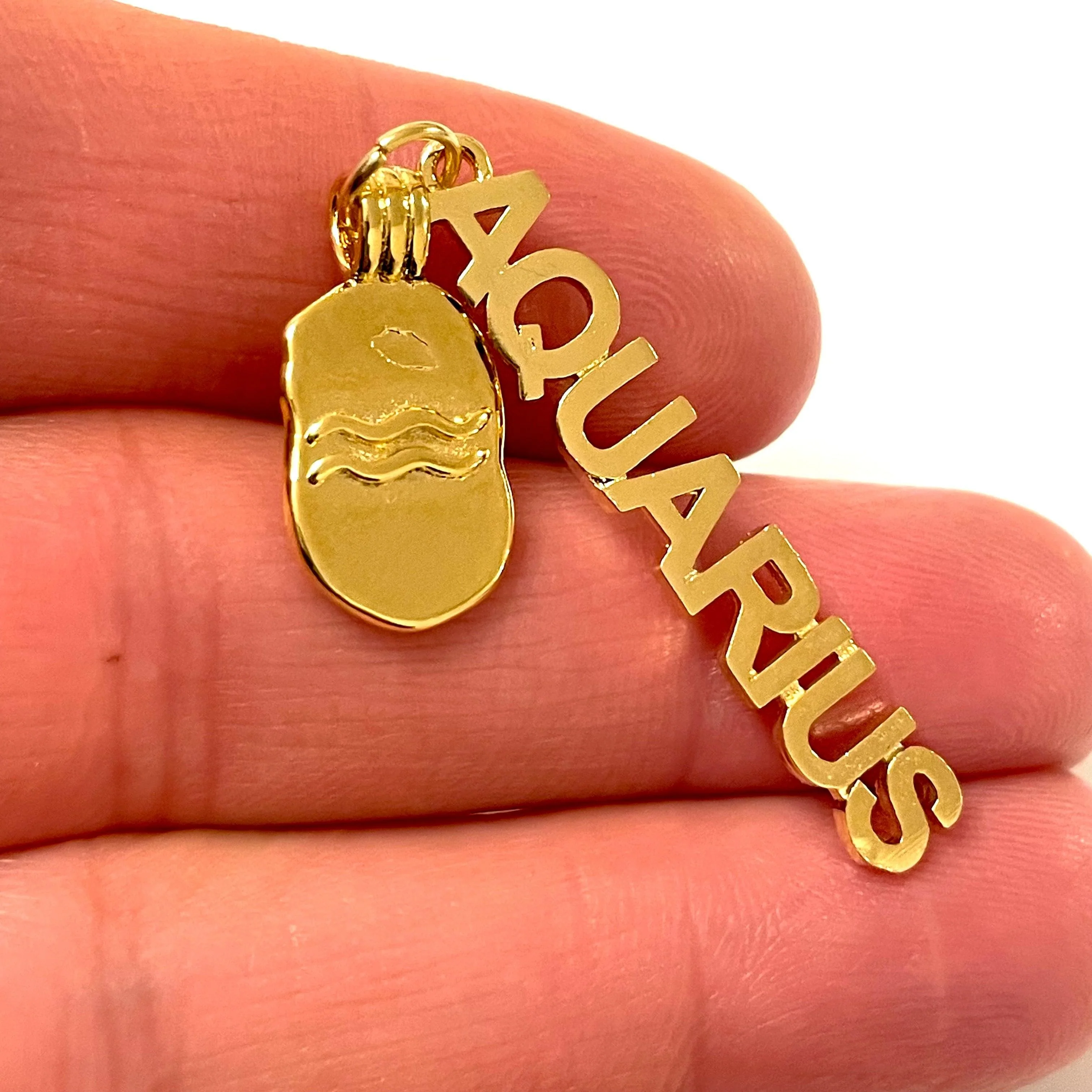 24Kt Gold Plated Brass Zodiac Horoscope Sign, Constellation Medallion Pendant, Celestial Astrology Charm for Necklace Jewelry Making-Chain&Jump Rings Not Included - Image 4