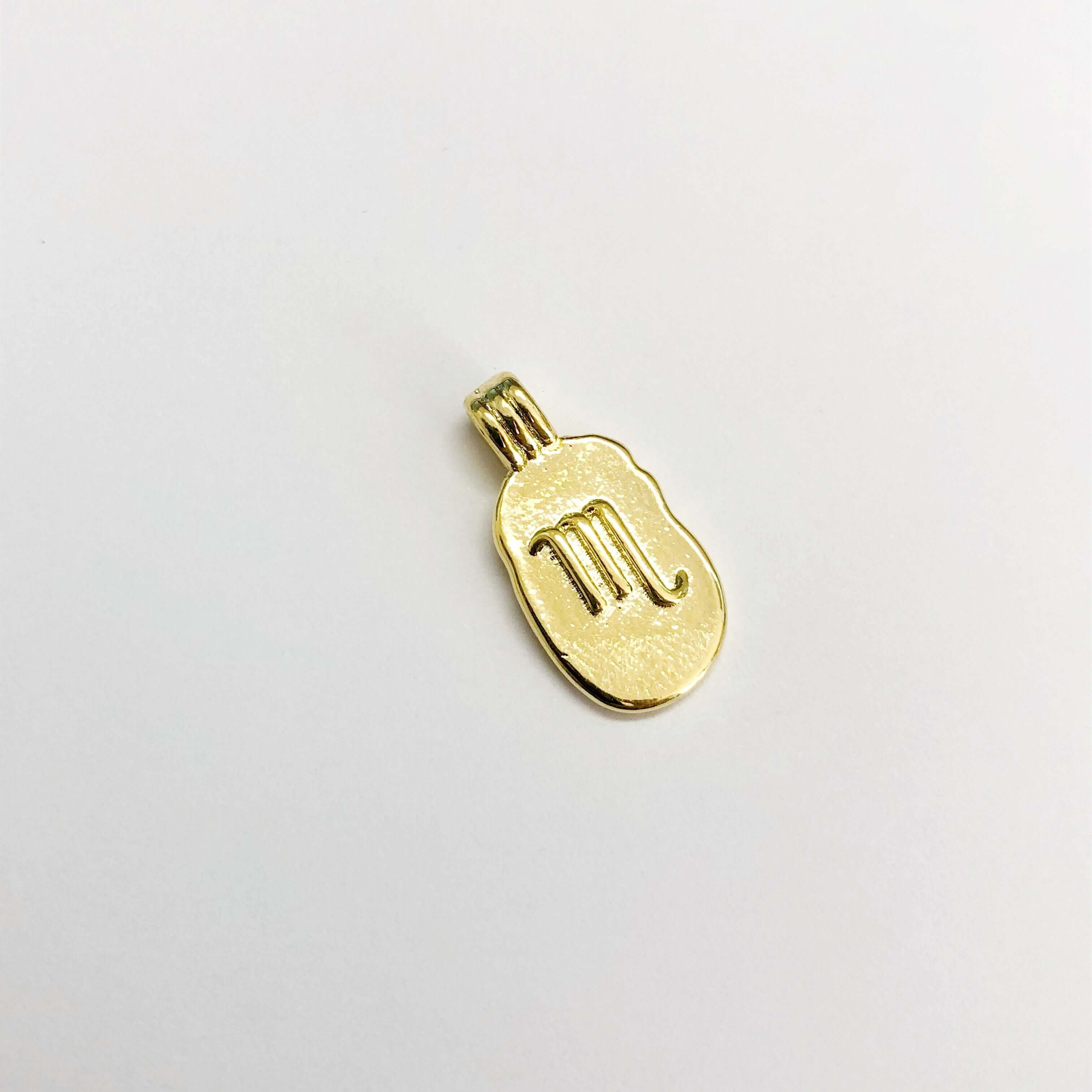 24Kt Gold Plated Brass Zodiac Horoscope Sign, Constellation Medallion Pendant, Celestial Astrology Charm for Necklace Jewelry Making - Image 14
