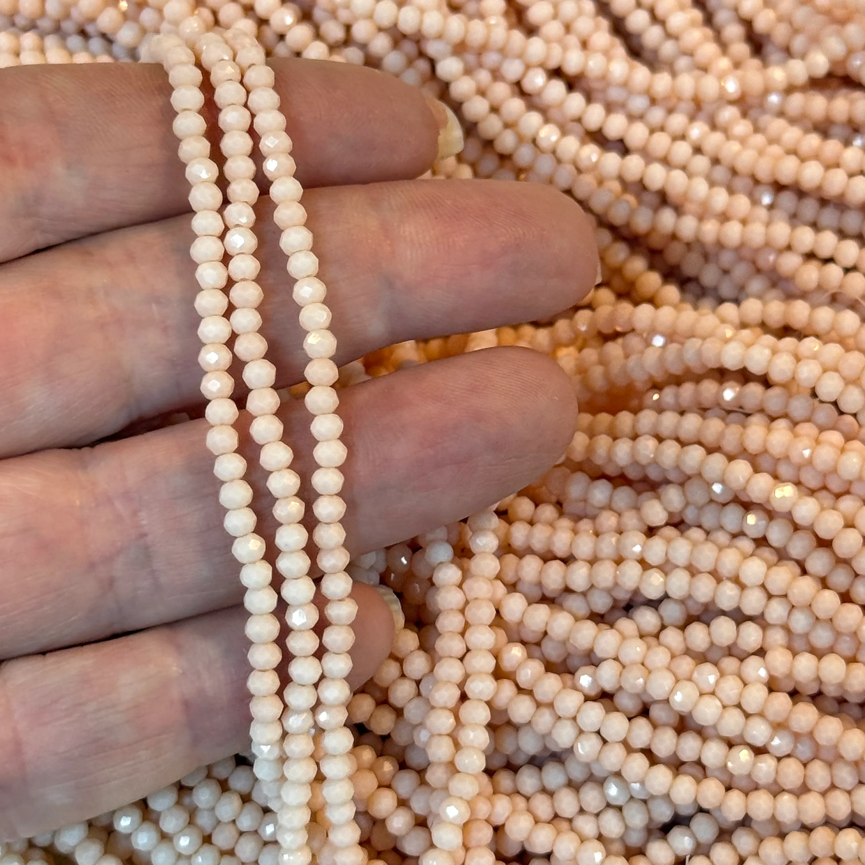 2mm Crystal rondelle beads strand 150 pcs, PBC2C158