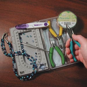 Ultimate Beader's Mini Travel Kit, Beader's Tool Kit With Storage Box - Image 3