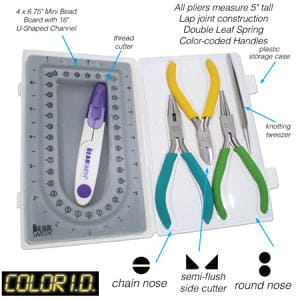 Ultimate Beader's Mini Travel Kit, Beader's Tool Kit With Storage Box - Image 7