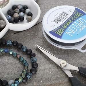 Best Stretch Cord for Bead Bracelets - Opelon 0.7mm Black-5M - Image 2