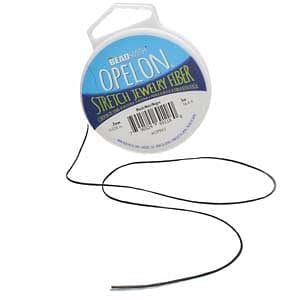 Best Stretch Cord for Bead Bracelets - Opelon 0.7mm Black-5M - Image 4