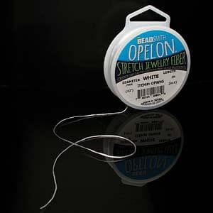Best Stretch Cord for Bead Bracelets - Opelon 0.7mm White-25M - Image 7