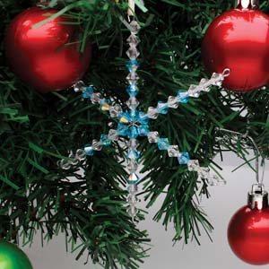 Christmas Snowflake Ornament Wire Form Set 3.75"-9.5cm,Christmas Decoration DIY Kit - Image 3