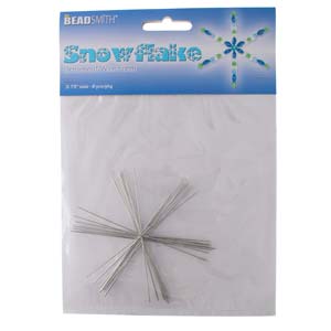Christmas Snowflake Ornament Wire Form Set 3.75"-9.5cm,Christmas Decoration DIY Kit - Image 7