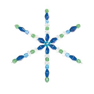 Christmas Snowflake Ornament Wire Form Set 6"-15cm,Christmas Decoration DIY Kit - Image 6