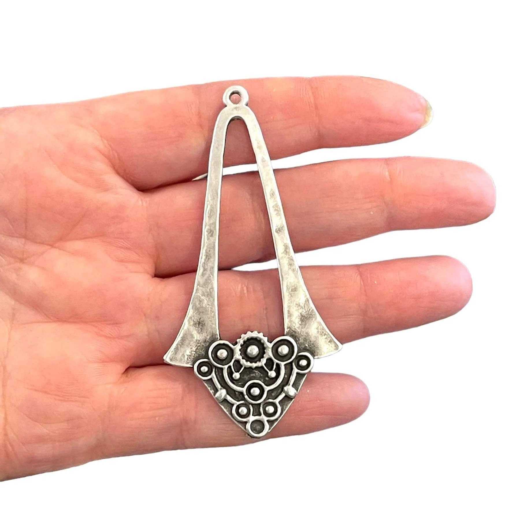 Antique Silver Plated Authentic Pendant