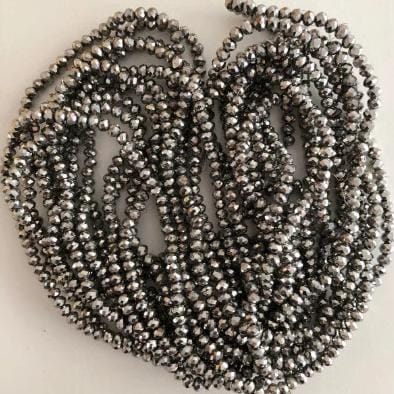 Crystal faceted rondelle 4mm Beads, PBC4C2