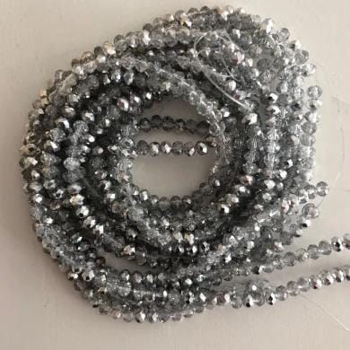 Crystal faceted rondelle 4mm Beads, PBC4C40