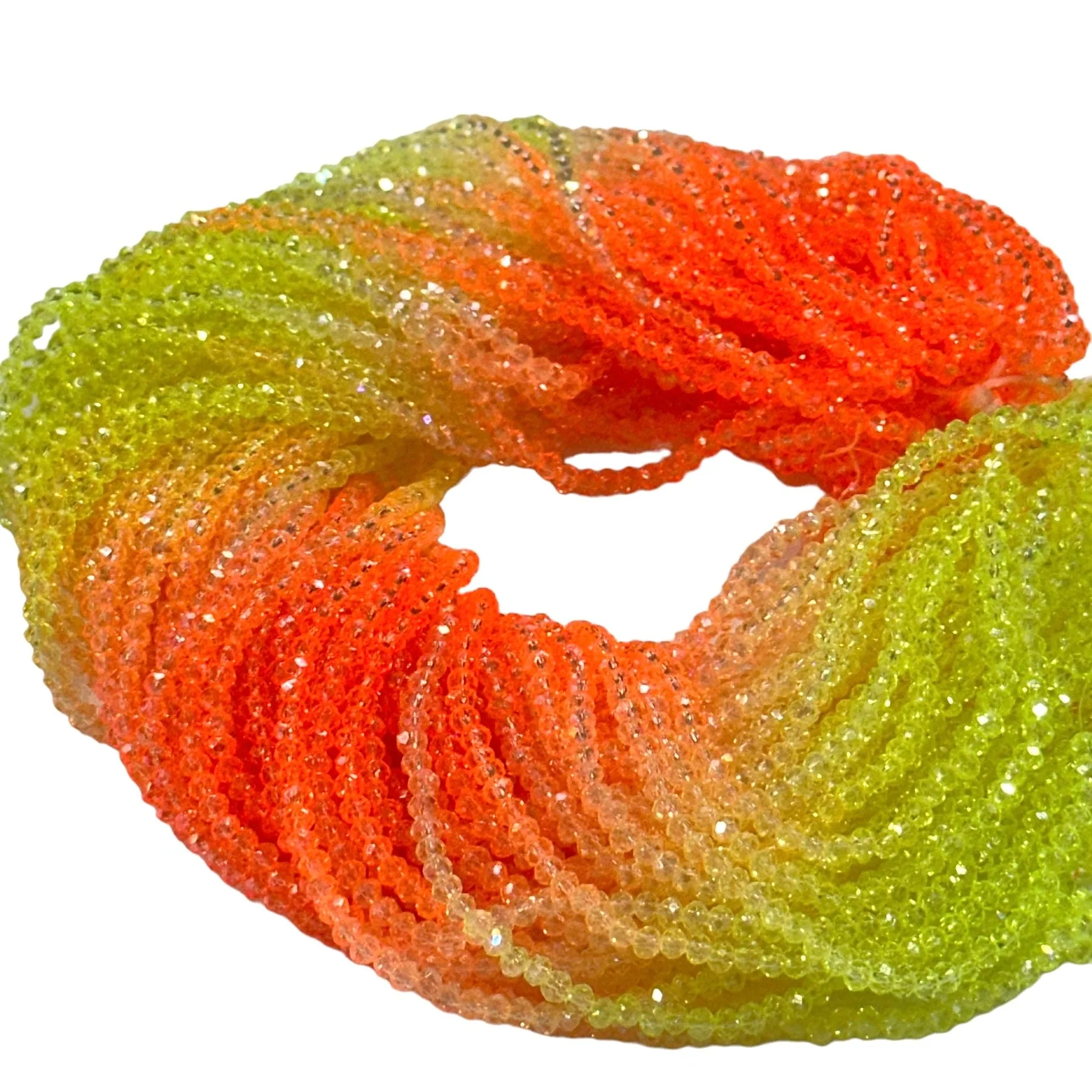 Crystal faceted rondelle 3mm Beads, PBC3C104 - Image 2