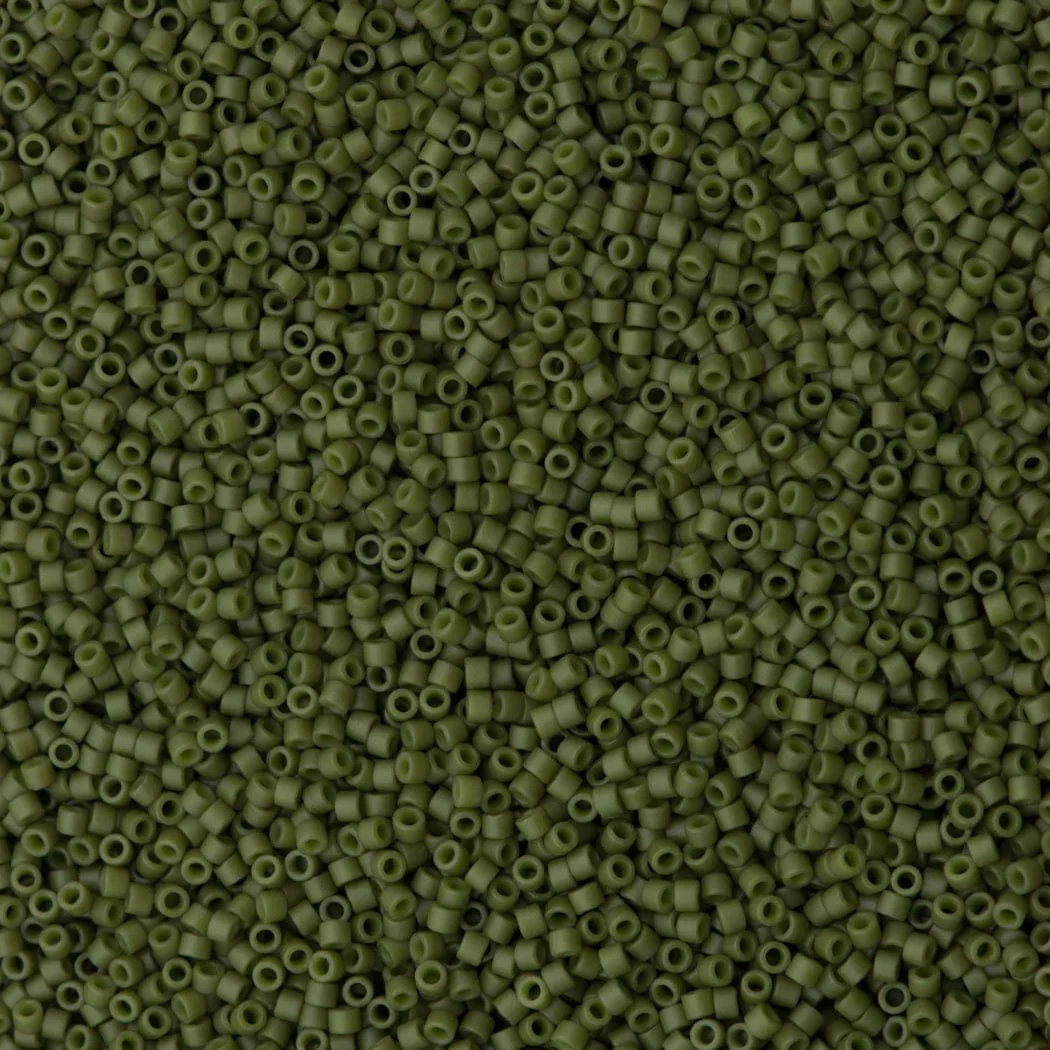 DB0391-1- Opaque Olivine Matted, Miyuki Delica 11/0