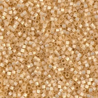 DB0621 Silver Lined Beige Alabaster Dyed, Miyuki Delica 11/0