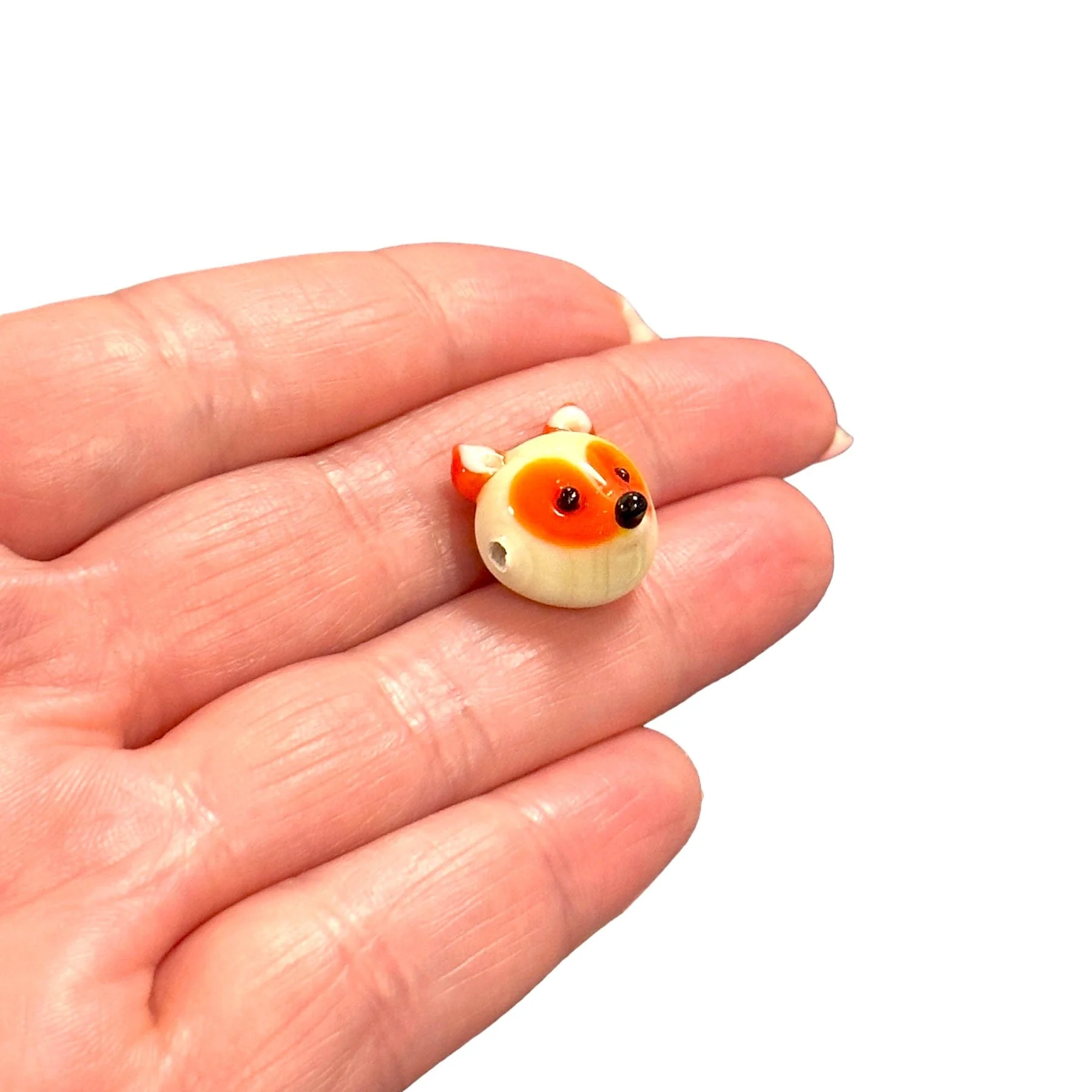 Hand Made Murano Glass Fox Charm - Image 2