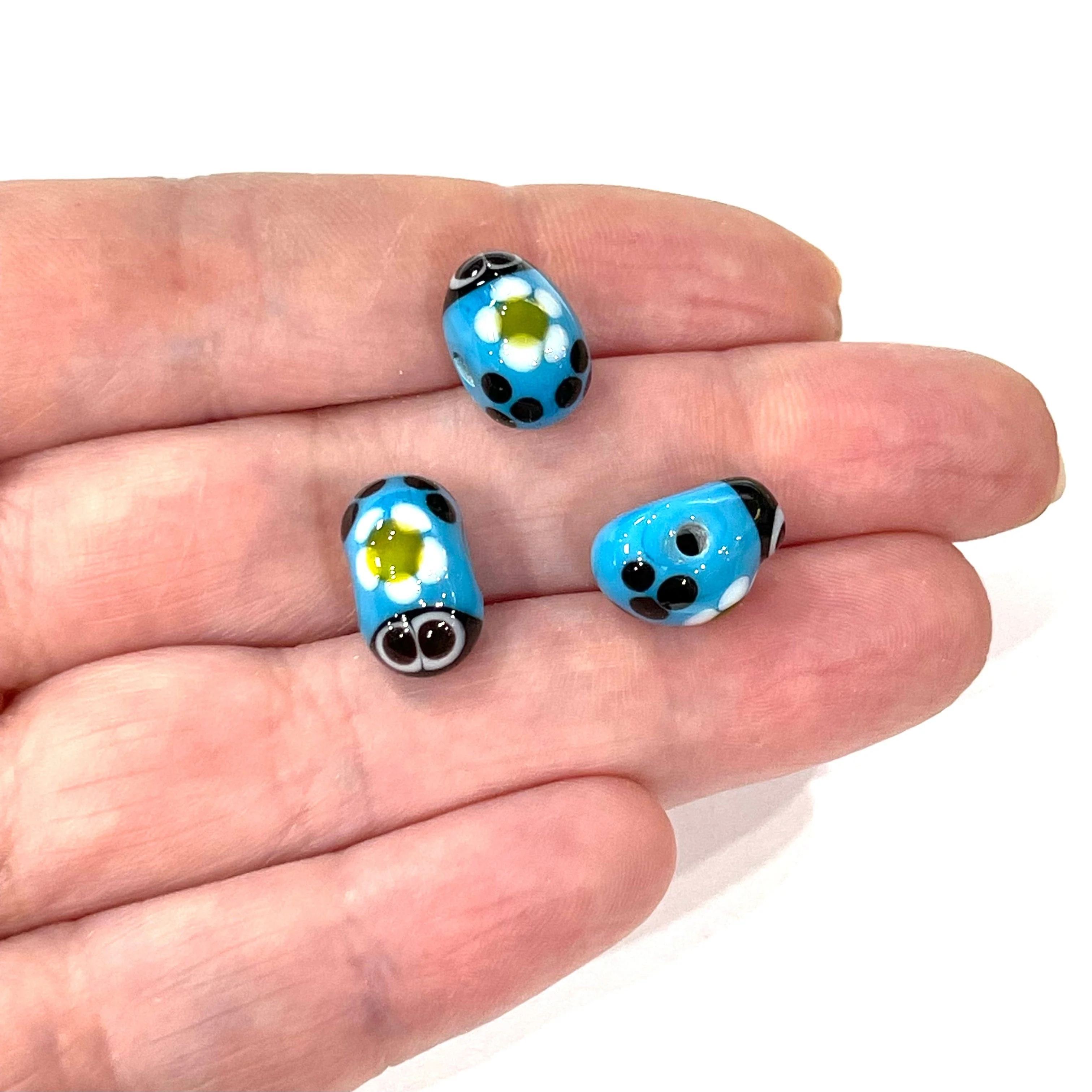 Hand Made Murano Glass Ladybird Charm