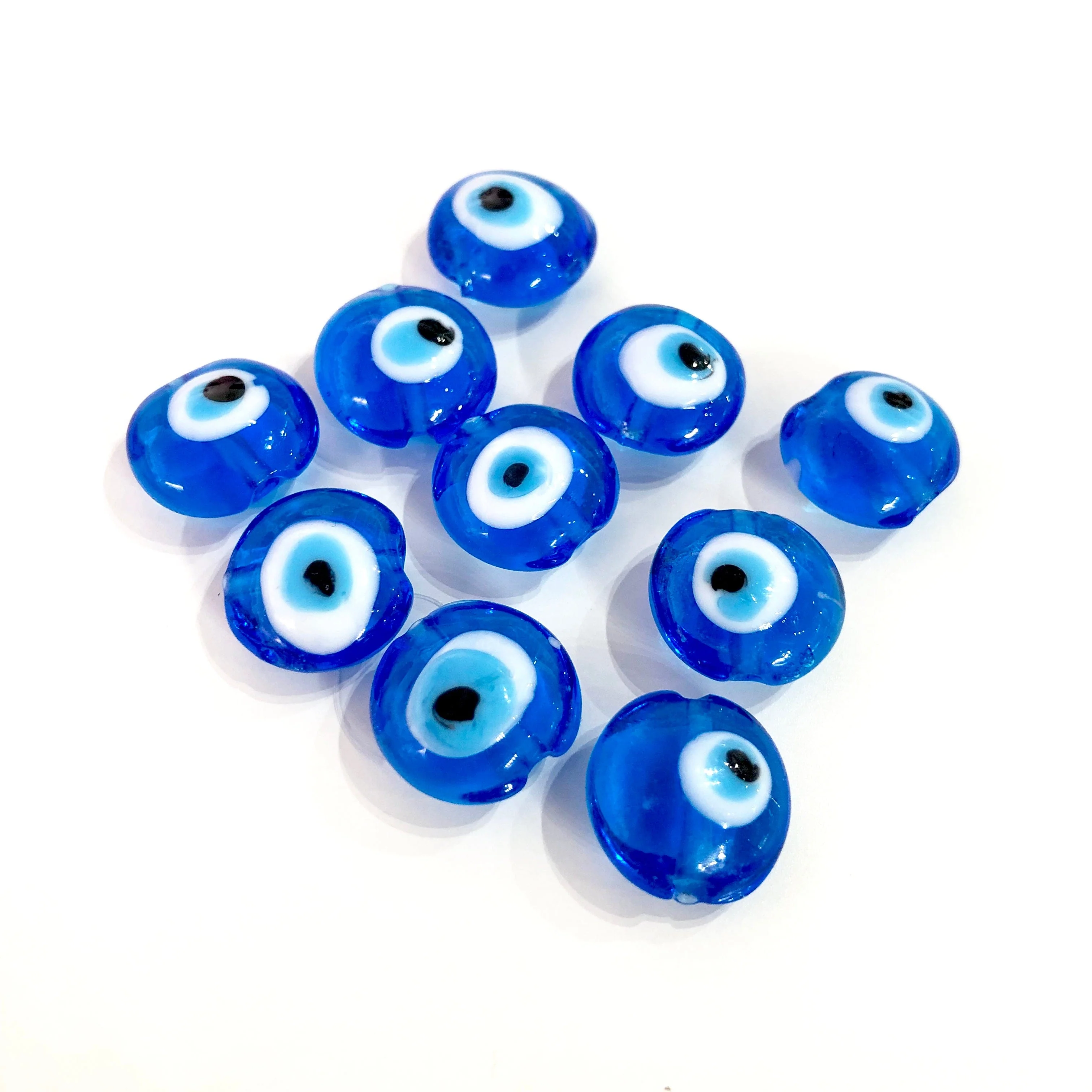 Handmade Evil Eye Beads - Murano Glass Evil Eye Beads - Lamp Work Turkish Evil Eye Beads - Murano Lampwork Turkish Evil Eye - Image 7