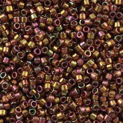 DB0126 Cinnamon Rainbow Gold Luster, Miyuki Delica 11/0