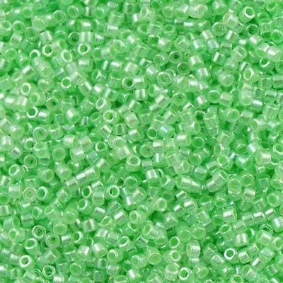 DB0237 - Lined Crystal Lt.Green, Miyuki Delica 11/0