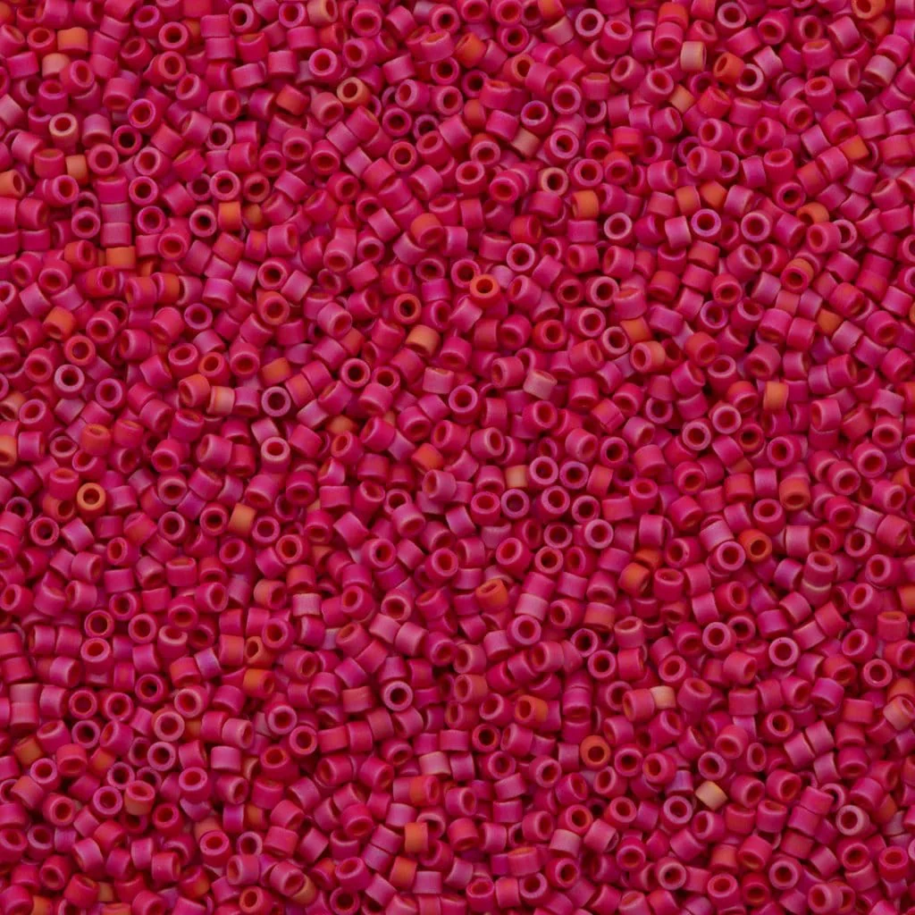 DB0362 - Opaque Red AB Matted, Miyuki Delica 11/0