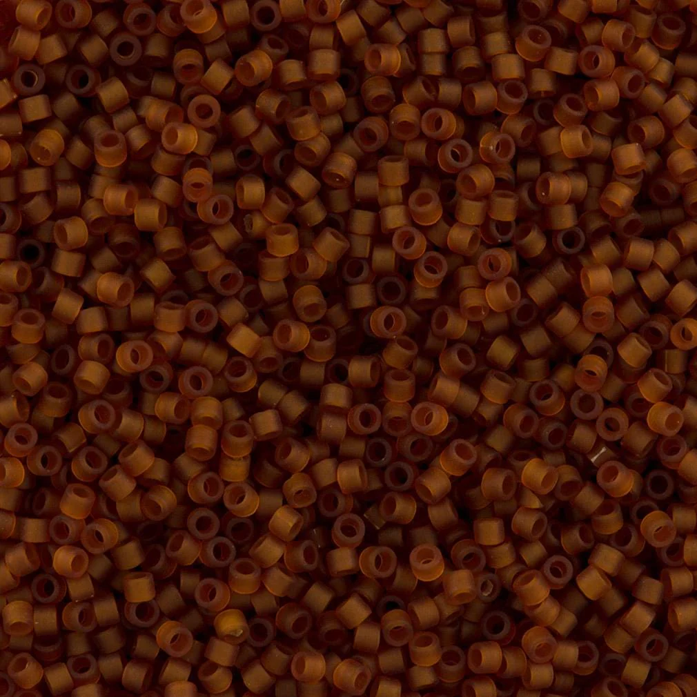 DB0764 - Transparent Amber Matted, Miyuki Delica 11/0