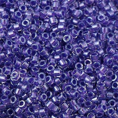 DB0906 - Sparkling Purple Lined Crystal, Miyuki Delica 11/0