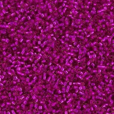 DB1340 - Silver Lined Bright Fuchsia Dyed, Miyuki Delica 11/0