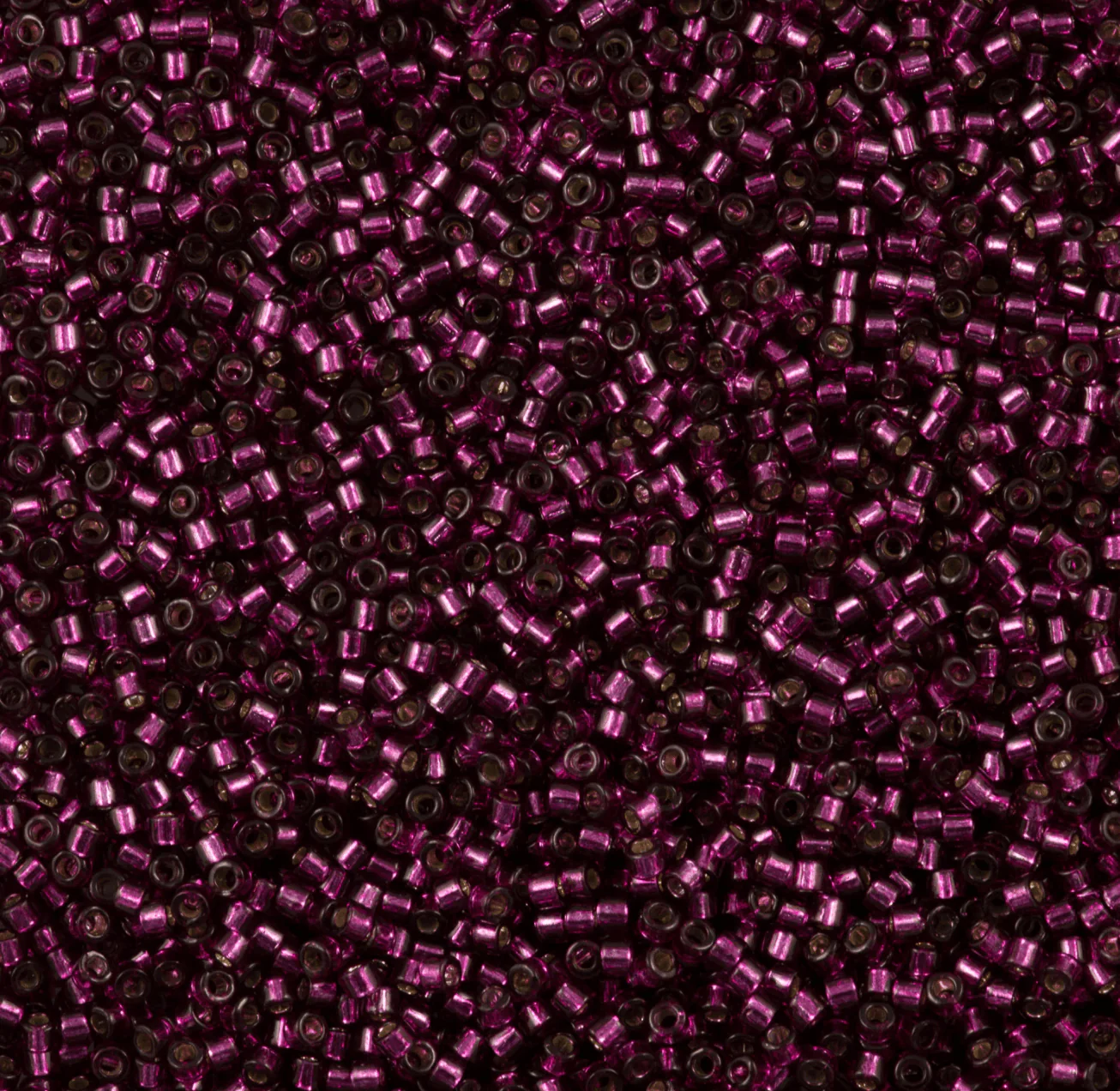 DB1342 - Silver Lined Dark Rose Dyed, Miyuki Delica 11/0