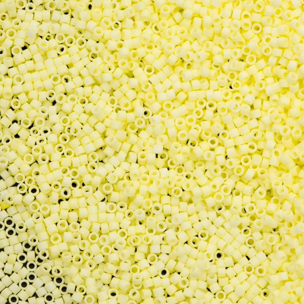 DB1511 - Opaque Pale Yellow Matted, Miyuki Delica