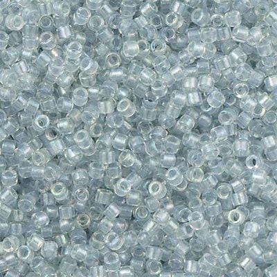DB1677 - Pearl Lined Transparent Pale Grey AB, Miyuki Delica 11/0