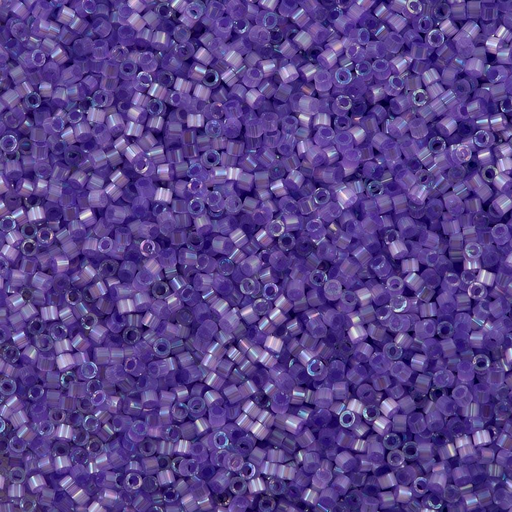 DB1868 - Silk Inside Dyed Lilac AB, Miyuki Delica 11/0