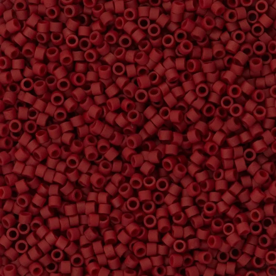 Miyuki Delica Beads, Miyuki Delica 11/0 DB0378 - Metallic Dark Maroon Matted ,5 Gr Pack