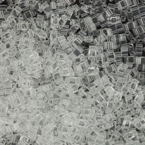 Miyuki Half Tila Beads HTL0131 Crystal,
