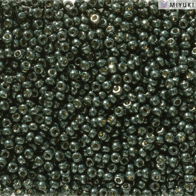 Miyuki Seed Beads 11/0 Duracoat Galvanized Black Moss , 5107-NEW!!!
