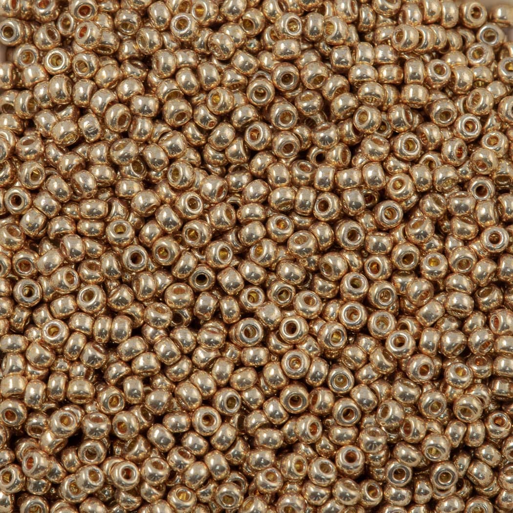 Miyuki Seed Beads 11/0 Duracoat Galvanized Champagne, 4204-NEW!!!