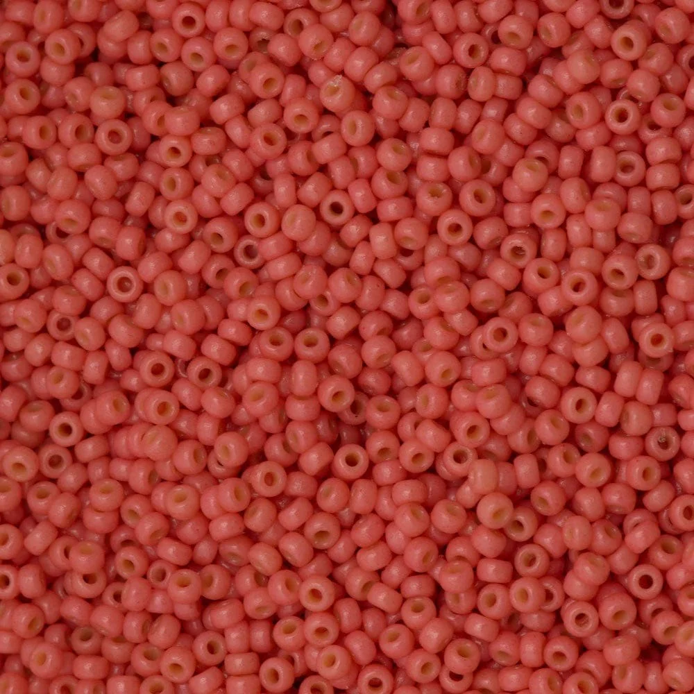 Miyuki Seed Beads 11/0 Duracoat Opaque Light Watermelon, 4464-NEW!!!