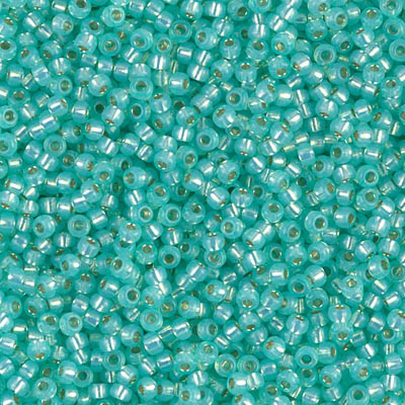 Miyuki Seed Beads 11/0 Dyed Sea Green S/L Alabaster ,0571-NEW!!!
