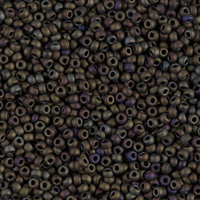 Miyuki Seed Beads 11/0 Matted Metallic Dk.Olive Iris, 2013-NEW!!!